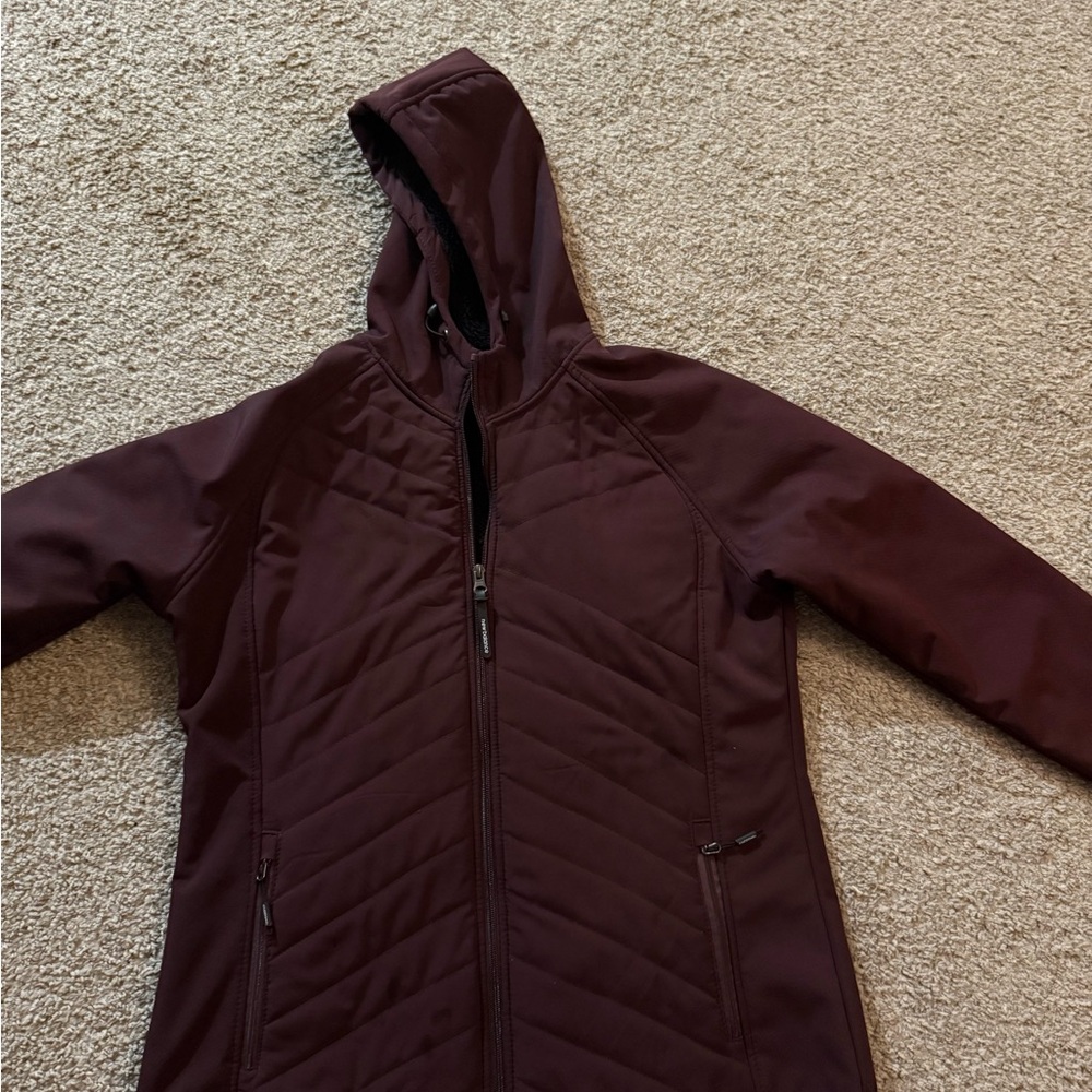 New Balance Women's Deep Burgundy Waterproof Jacket